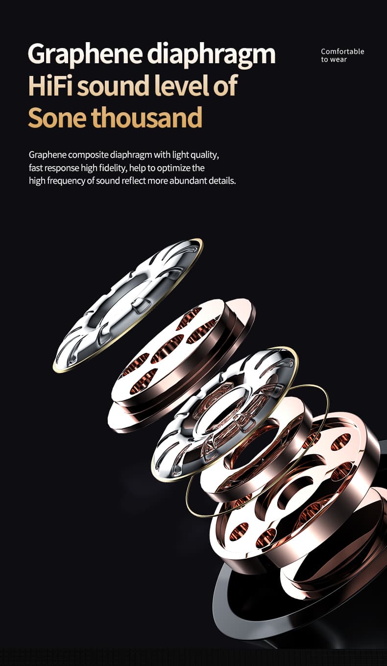 Dual Mode Wireless Gaming Earbuds LED Digital Display HIFI Stereo Earphones Built-in Microphone for Game Calls image 6