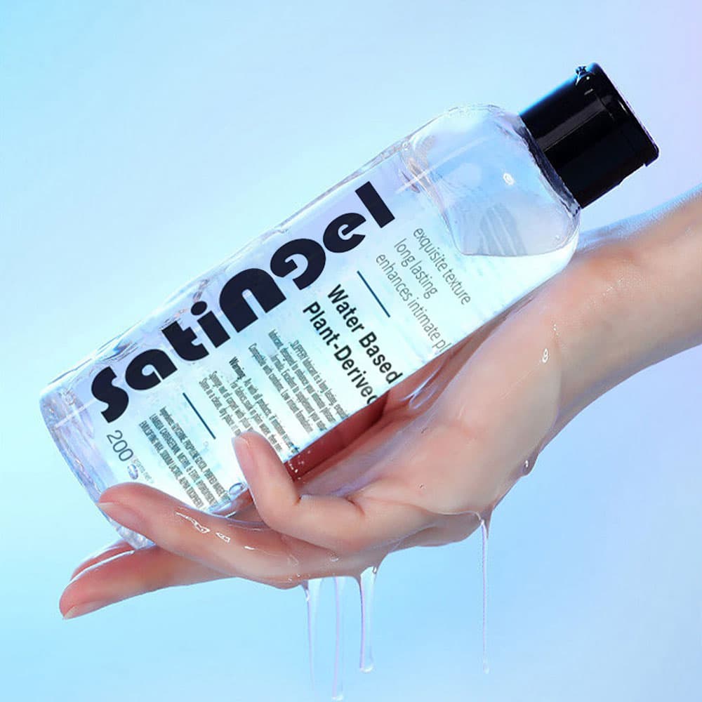 Water Based Intimate Lubricant Plant-Derived Long Lasting Smooth Hydrating Personal Lubricating Gel