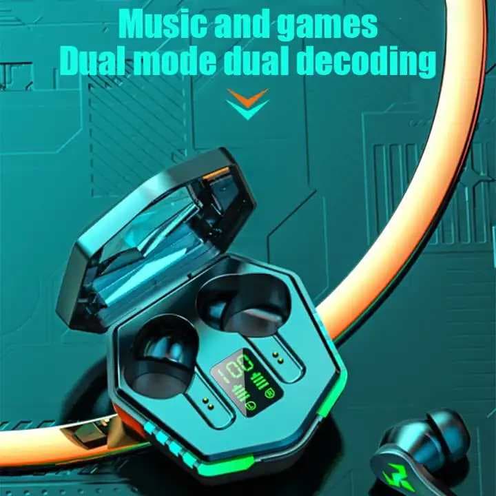 N35 Gaming Wireless Earbuds Bluetooth 5.3 Low Delay LED Display Dual Mode Stereo In-Ear Earphones with Mic image 4