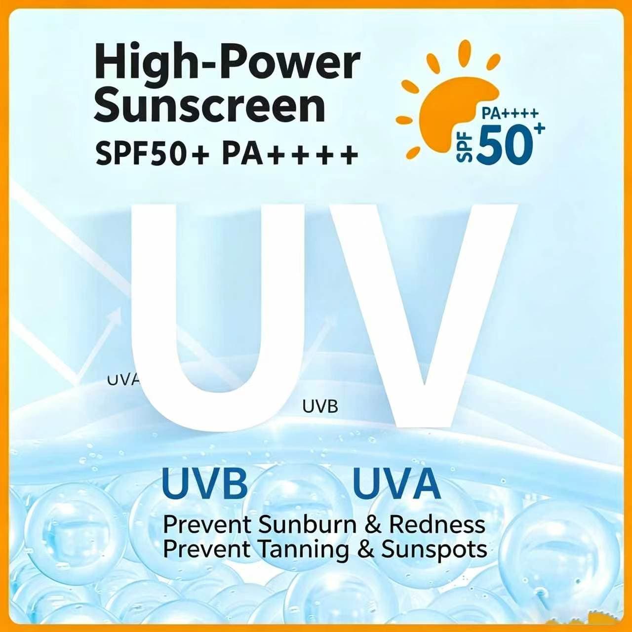 Crystal Sunscreen Spray SPF50+ PA++++ 90ml Portable UV Protection image 3