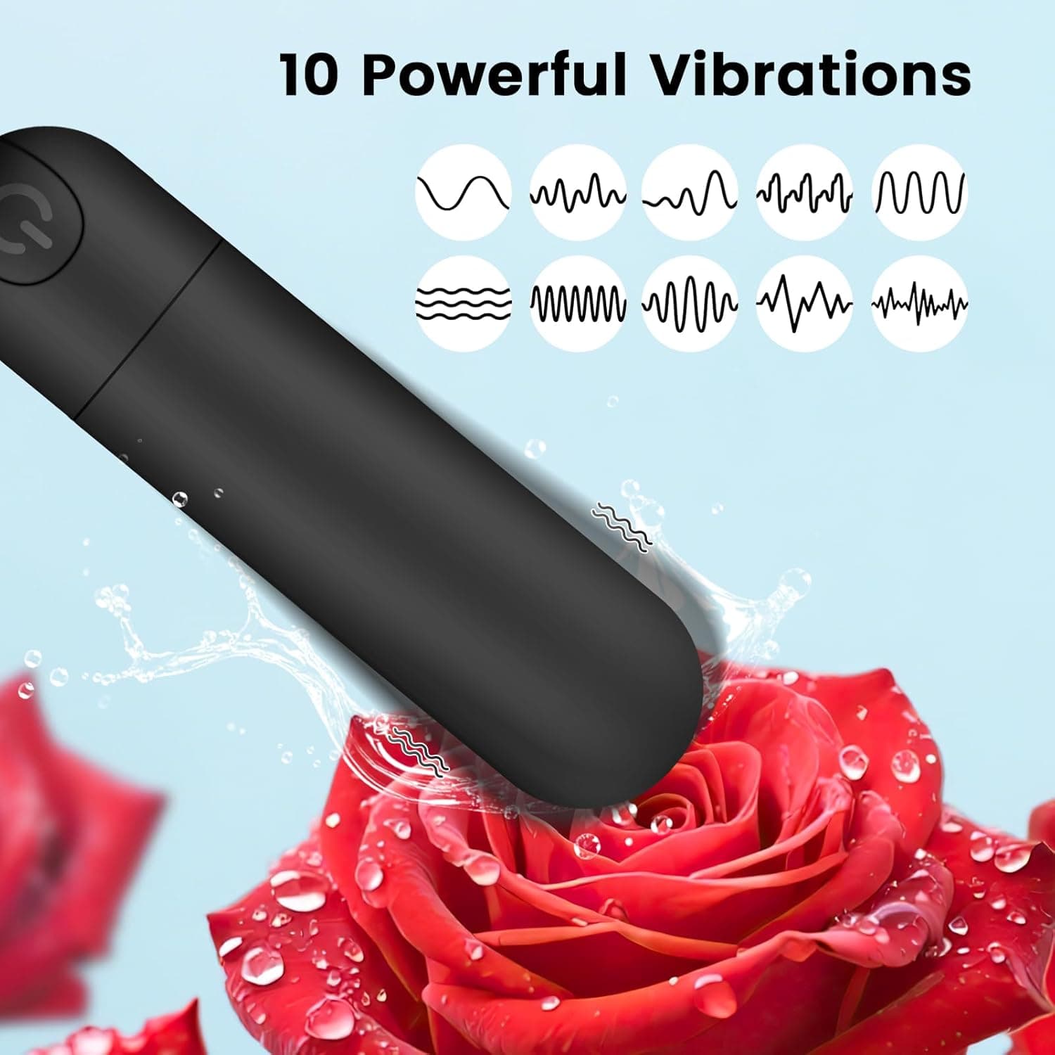 Mini USB Rechargeable Electric Massager 10 Vibration Modes Quiet Body-Safe Material for Face & Body Relaxation image 4