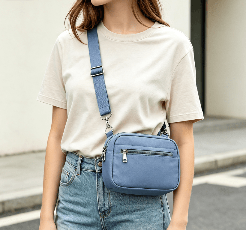 Women’s Small Crossbody Bag, Adjustable Strap Casual Shoulder Purse for Shopping